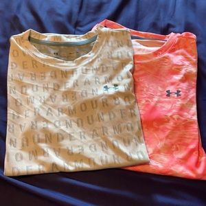 2 Small under armour tops